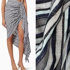 NWT Just Be Queen Tulum Skirt Blue Multi Medium